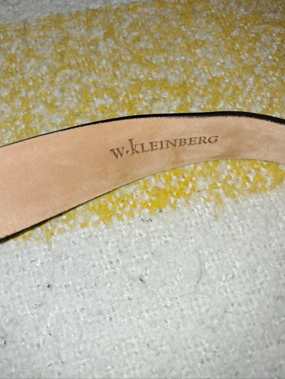 W. Kleinburg brand Mens size 40 genuine leather belt